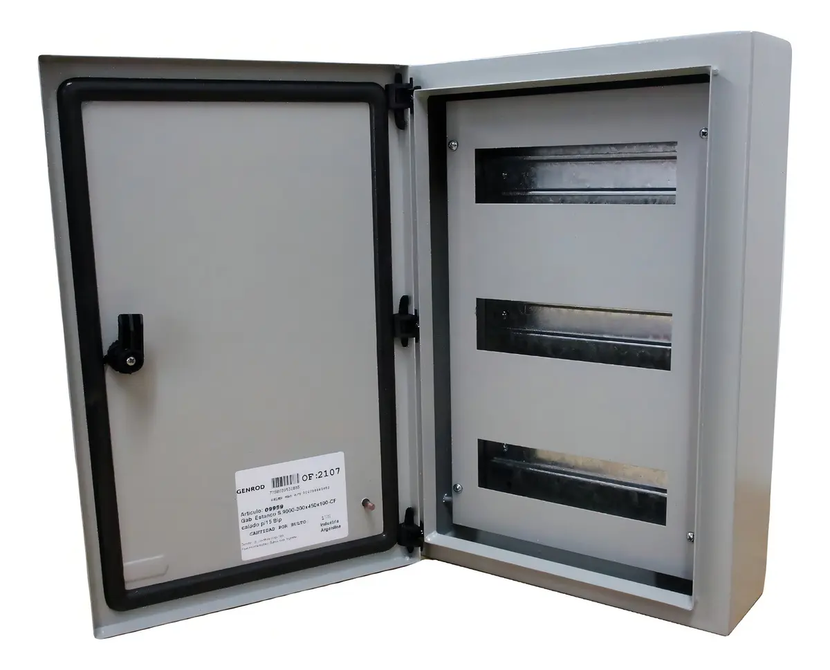 GABINETES ESTANCO S9000 C/CONTRAFRENTE CALADO . PROFUNDIDAD 100 mm
