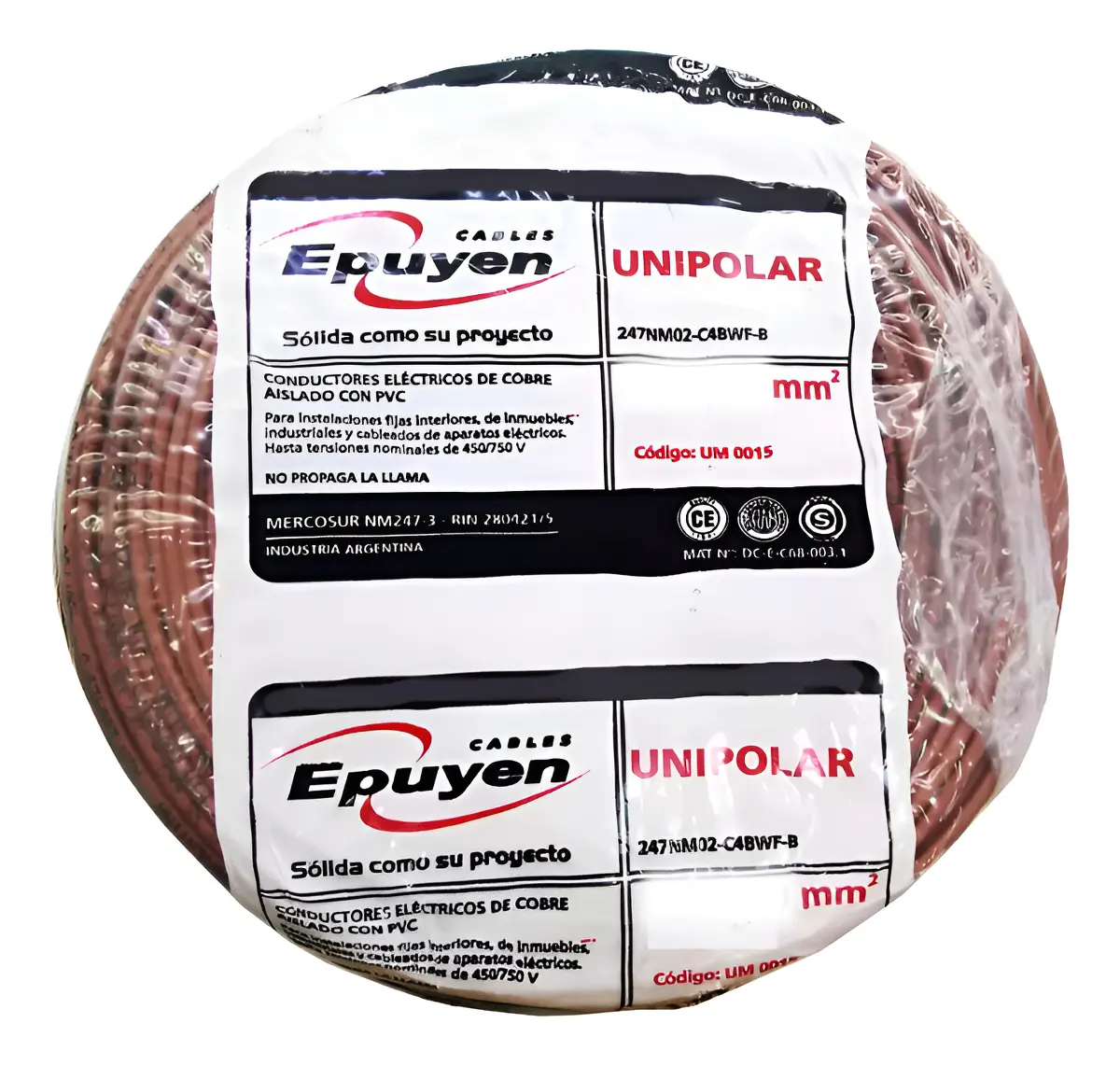 CABLE UNIPOLAR 6mm² EPUYEN x 100MTS